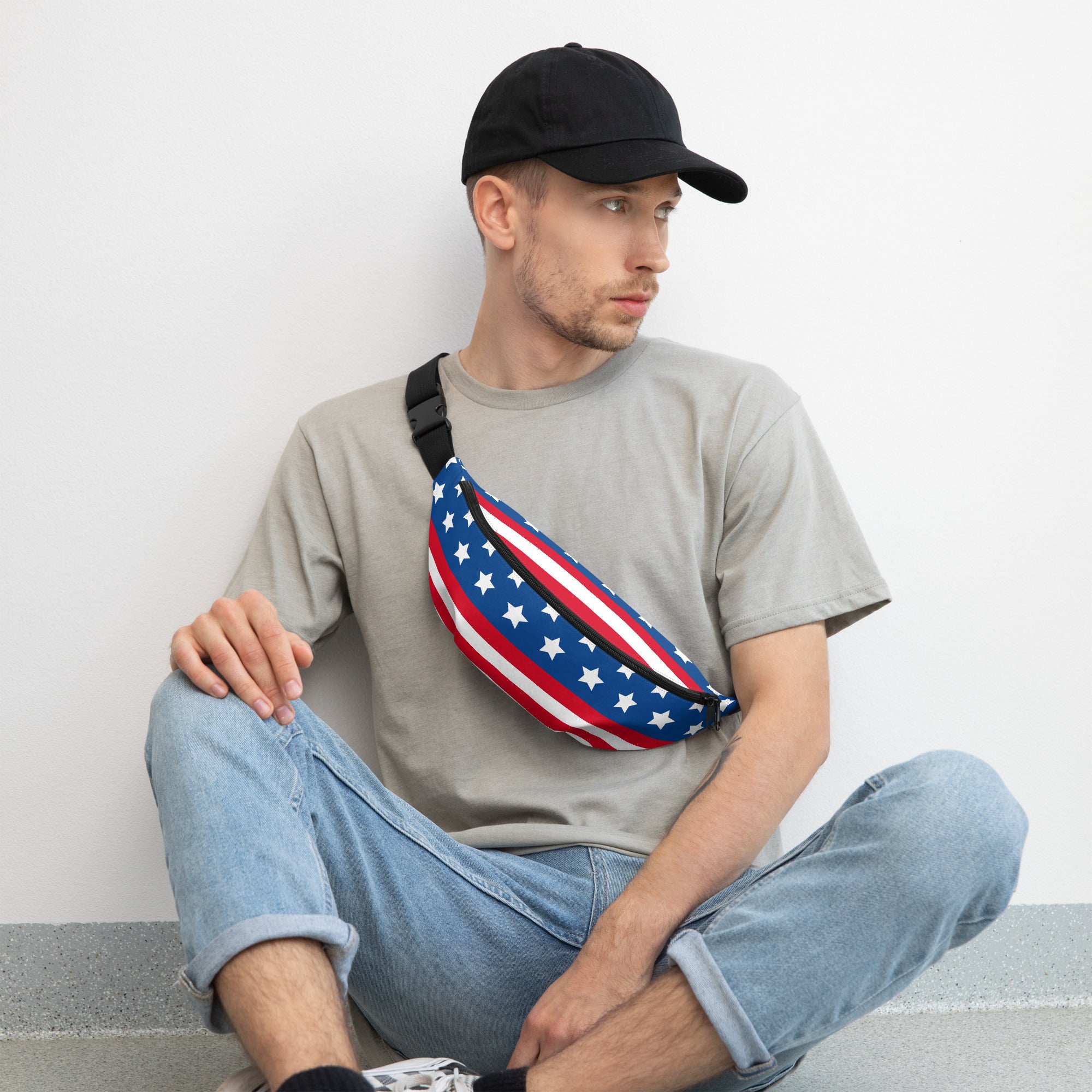 American Flag Fanny Pack