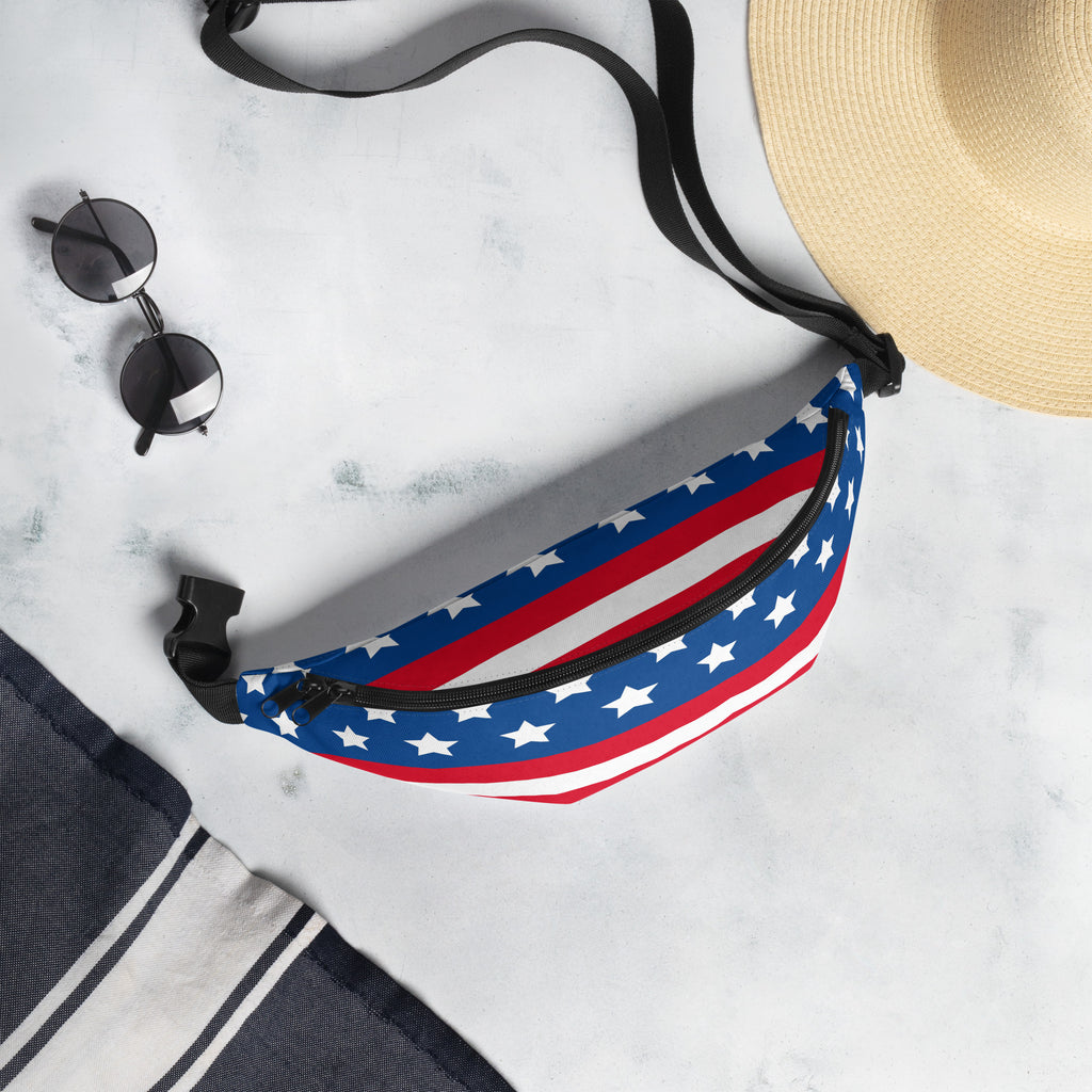 American Flag Fanny Pack