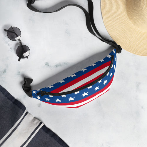 American Flag Fanny Pack